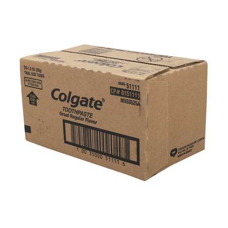 Colgate Colgate Anticavity Regular Flavor Toothpaste 1 oz., PK24 151111